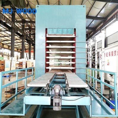 Máquina de prensagem de madeira compensada